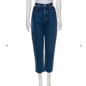 Trave High-Rise Straight Leg Jeans